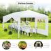 ZenSports 10 x30 Outdoor Party Tent Gazebo Wedding Canopy Tent White