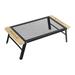 Iron Net Table Folding Table Camping Outdoor Lightweight for Camping Beach Backyards BBQ Party