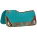 Tough 1 Tough-1 Steer Skull Saddle Pad Aqua 31X32