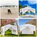 Lowestbest 10 x10 4 Sides Party Tent Wedding Canopy Tent Outdoor Patio Folding Gazebo Canopy White