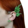 HeroNeo Multi Type Butterfly Dragon Wing Shape Elf Ear Cuff Sweet Ear Wraps Non Pierced