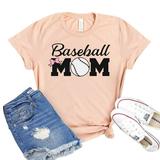 Baseball Mom T-shirt Women s Game Day Shirt Softball Shirts Sports Tshirt Mothers Day Gift Player Top Cheerleader Tee