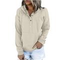 Womens Casual Loose Hoodies Pullover Tops Drawstring Long Sleeve Teen Girl Sweatshirts Fall Clothes With Pocket