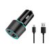 UrbanX Fast Car Charger 21W Car And Truck For ZTE nubia Z7 mini with PD 3.0 Cigarette Lighter USB Charger - Black Comes with USB-A to Micro USB Cable 3.3FT 1M