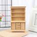 MageCrux 1:12 Dollhouse Miniature Furniture Multifunction Wood Cabinet Bookcase Bookshelf