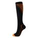 YUEHAO Socks Women s Pattern Stockings Stockings Outdoor Men s Sports Compression Socks Color And Elastic V shaped Socks Orange L