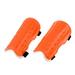 Performance EVA Padded Soccer Shin Guards for Adult | Soccer Gear for Men Women | Protective Soccer Equipment | Adjustable Straps - Select Colors Orange