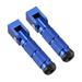 Universal Motorcycle Foot Peg With Bracket Support Rod Aluminum Alloy Footpegs Footrest Rearsets Accessories Blue 1 Set