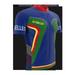 Seychelles Full Zipper Bike Short Sleeve Cycling Jersey for Men - Size 2XL