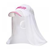 Summer Sunscreen Golf Headscarf Men Women Ice Silk Neck Cover Hooded Mask Without Hat