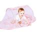 Multifunctional Babies Folding Mosquito Net Baby Mosquito Net Cartoon Print Mosquito Net Zipper Mosquito Net