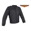 Dealer Leather MJ6016-CC-S Mens Nylon & Mesh Lined Motorcycle Jacket - Small