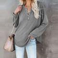 YFPWM Women Tops Dressy plus size blouses Ribbed Knit Shirt cold shoulder tops athletic tank topsSolid Color Round Neck Long Sleeve Tops