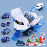 Airplane Car Toys Set Transport Cargo Airplane With Fire truck Vehicles DIY Gift 912-lj#8635 Halloween Toys for Kids Airplane Car Toys