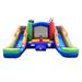 Pogo Bounce House Crossover Double Water Slide Bounce House Combo Sports