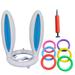 GadgetVLot Inflatable Bunny Rabbit Ears Ring Toss Game Carnival Toys Inflatable Toss Game Indoor And Outdoor Game For Easter Party Supplies