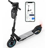 EVERCROSS Electric Scooter Adults 10 Solid Tires 500W Motor up to 19 MPH 22 Miles Long-Range Battery Folding Commuter Electric Scooter for Adults & Teenagers