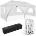 SANOPY 10 x 20 Outdoor Canopy Tent EZ Pop Up Backyard Canopy Portable Party Commercial Instant Canopy Shelter Tent with 6 Removable Sidewalls & Carrying Bag for Wedding Picnics Camping White