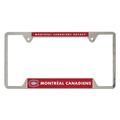 WinCraft Montreal Canadiens Chrome Plated Metal License Plate Frame