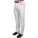 Rawlings Adult Launch 1/8 Piped Pant | White/Scarlet | 2XL