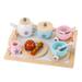 15pcs Afternoon Tea Set Toy Roles Play Wooden Simulation Teacup Toy Early Educational Tea Party Set Parent-children Pretend Play Tea Toy for Kids Ages 3+