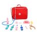 Tarmeek Baby Toy Gifts Children s Toy Set Play House Injection Tool Wooden Simulation Medicine Box Car Toys for Christmas Gifts Clearance