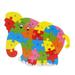 Wooden Puzzle Alphabet ABC Learning Toys Jigsaw kids Fun Educational Fish Shapes ( Model#:Elephant;)