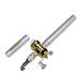 ROBOT-GXG Pen Shaped Fishing Rod Mini Portable Aluminum Alloy Telescopic Pen Fishing Pole Pocket Fisherman Craft Gift Silver