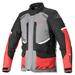 Alpinestars Andes V3 Mens Drystar Motorcycle Jacket Dark Gray//Black/Red LG