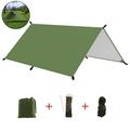 Pluokvzr Hammock Rain Fly Tent Tarp 300cm x 300cm Multifunctional Lightweight Camping Shelter with Floor Nail & Rope for Snow Sunshade for Camping Outdoor Trav