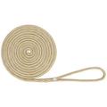 5-8X35 W-G DB 0.62 in. x 35 ft. Boattector Double Braid Nylon Dock Line White & Gold