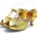 Sandals Women Women S Color Fashion Rumba Waltz Prom Ballroom Latin Dance Shoes Sandals Womens Sandals Pu Gold 40