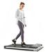 Topfinel UMAY Electric Treadmill for Home & Office with Foldable Frames Under Table Walking Jogging Machine Small Flat Treadmill Machine with Low Noise & Sports App for Small Spaces