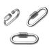 CXDa 1Pc Stainless Steel Carabiner Screw Locking Gate Hook Snap Clip Outdoor Tool