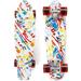 Skateboard 22â€™â€™ Complete Skateboard Highly Flexible Mini Cruiser Skateboards for Kids Skateboard for Teens Boys Girls