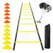 Footwork Speed Exercise Sport Football Soccer Agility Training Ladder 12Rung Resistance Parachute
