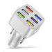 6-Port USB Car Charger QC3.0 Fast Charging Smart Shunt Car Phone Charger Suitable for iPhone & Android Samsung Galaxy S10 S9 Plus