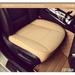 Universal Beige Breathable PU leather Car Front Seat Cover Cushion Protector US