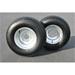 Antego Tire and Wheel (Set of 2) 205/65-10 20.5x8.0-10 10 ply Load Range D super durable Antego Trailer Tire Wheel Assy - 5 Lug Galvanized Rim