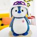 TUTUnaumb Super Cute Plush Toy Simulation Wearing Hat Penguin Doll Doll Bed Pillow Birthday Gift Plush Toy Autumn Sale-Blue