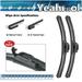 Yeahmol 26 +14 Fit For Nissan Versa 2010 Windshield Wiper Blades Replacement Wiper Blades For Car Front Window (Set of 2 26 Inch + 14 Inch J U HOOK)