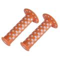 Lowrider Star Bike Grips 2006 Orange White Star. for Bike Handle Bars Bicycle Handle Bars Works on 7/8 Handlebar. 1 Set