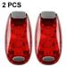 2 pcs USB Rechargeable LED Safety Light - Bright Bike Tail Light Works Brilliantly as Running Light for Joggers Pets Bicycle St