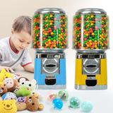 Wuzstar 16 Candy Vending Machine Mini Bulk Automatic Bubble Gum Chocolate Beans Toy Vending Machine(Blue)