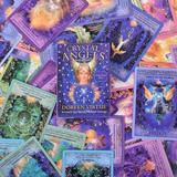 MageCrux 1PC Crystal Angel Oracle Cards Durable Fashionable Tarot Cards Beautiful Painting