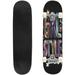 girl style colorful foil print slogan on black background Outdoor Skateboard Longboards 31 x8 Pro Complete Skate Board Cruiser