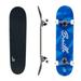 Braille Skateboarding - Blue 31 In. x 7.75 In. Complete Skateboard with 7-Ply Maple Deck and Abec-7 Bearings