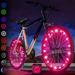 Activ Life LED Bike Wheel Lights Bicycle Spoke Light for Night Riding Pink 2-Pack