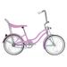 Wonder Wheels 20 In. Beach Cruiser Lowrider Coaster Brake Single Speed Bicycle Bike With Banana Seat Stainless Steel Spokes One Piece Crank Alloy Rims 36 H - Pink