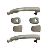 MotorKing Compatible with 04-10 Toyota Sienna Blizzard Pearl 070 Front Left Driver Side and Right Passenger Side Outside Exterior Door Handle Set of 2PCS 2004 2005 2006 2007 2008 2009 2010